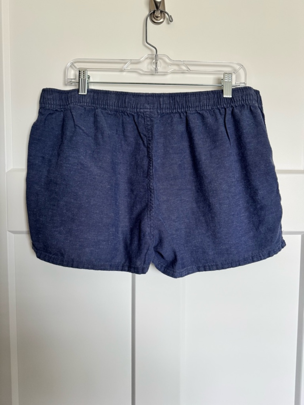 Patagonia Island Hemp Baggies Shorts 3" Pull On Woven Navy Blue Size Large - Picture 3 of 14